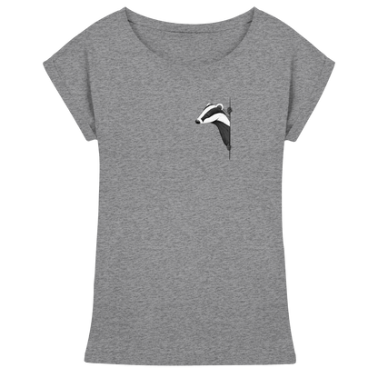 Lässiger Dachs Meister Grimbart - Womens Extended Shoulder T-Shirt