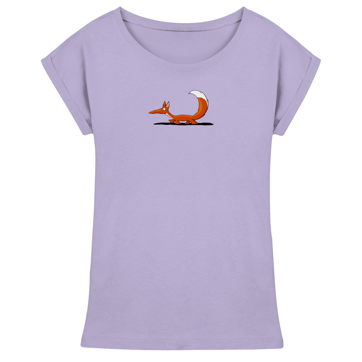 Lässiger cooler Fuchs | Mr. Fox, der Schleicher - Womens Extended Shoulder T-Shirt