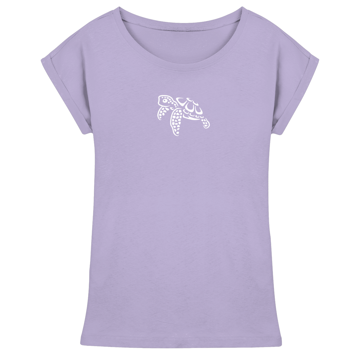 schwimmende Meeres-Schildkröte - Womens Extended Shoulder T-Shirt