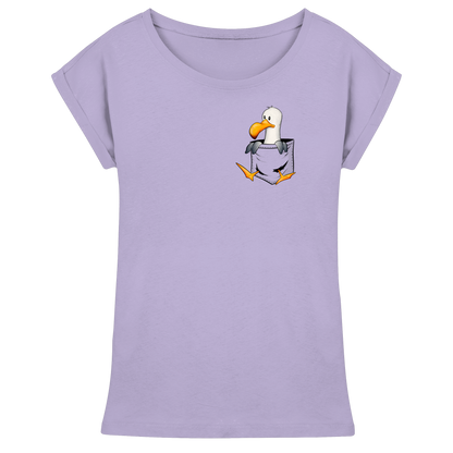 Kleine Möwe In Deiner Tasche - Womens Extended Shoulder T-Shirt