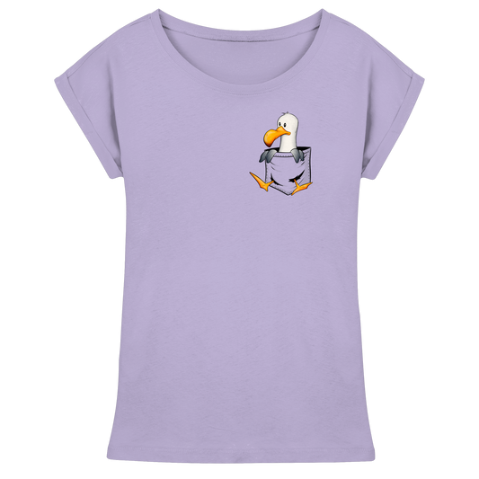 Kleine Möwe In Deiner Tasche - Womens Extended Shoulder T-Shirt