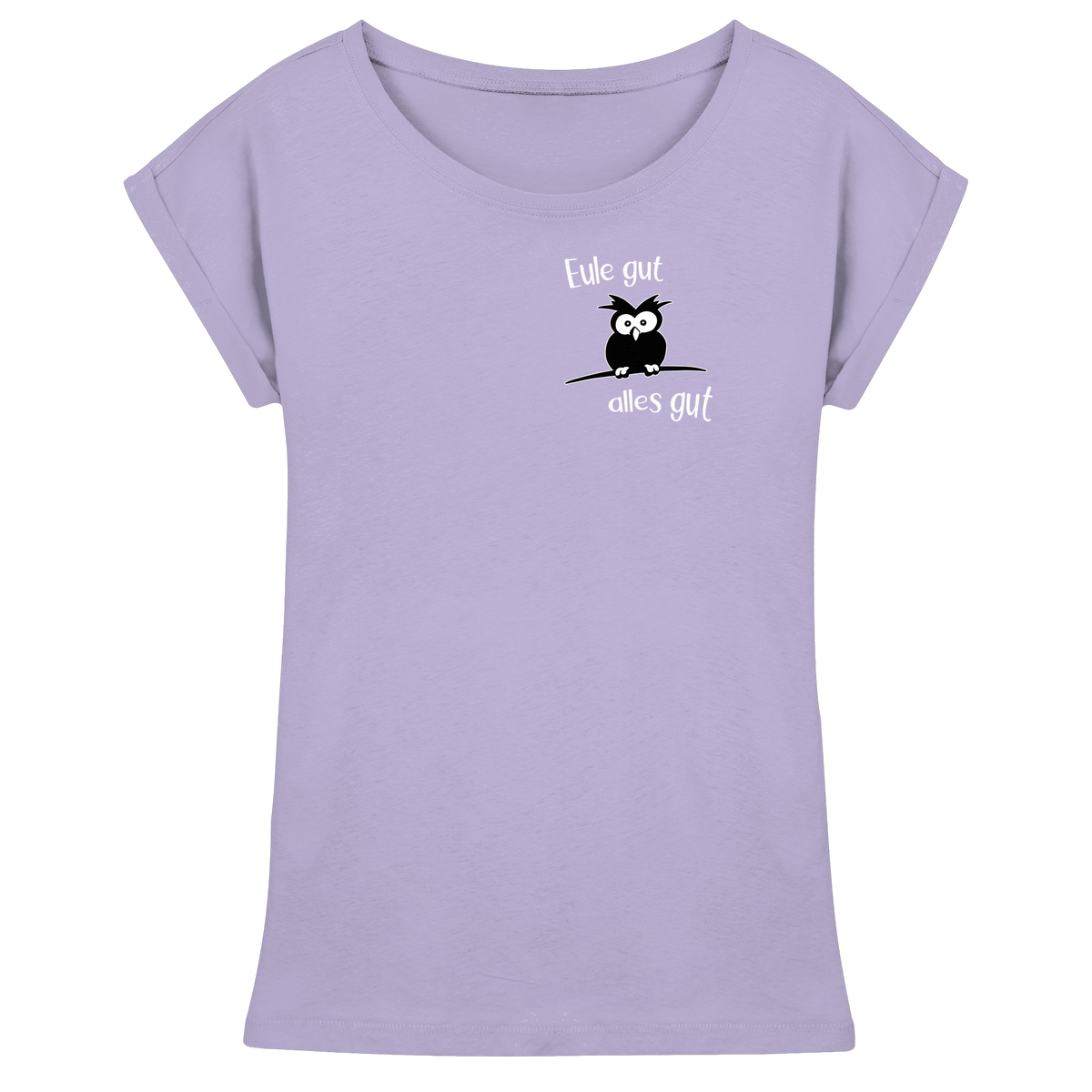 Eule gut, alles gut - Womens Extended Shoulder T-Shirt