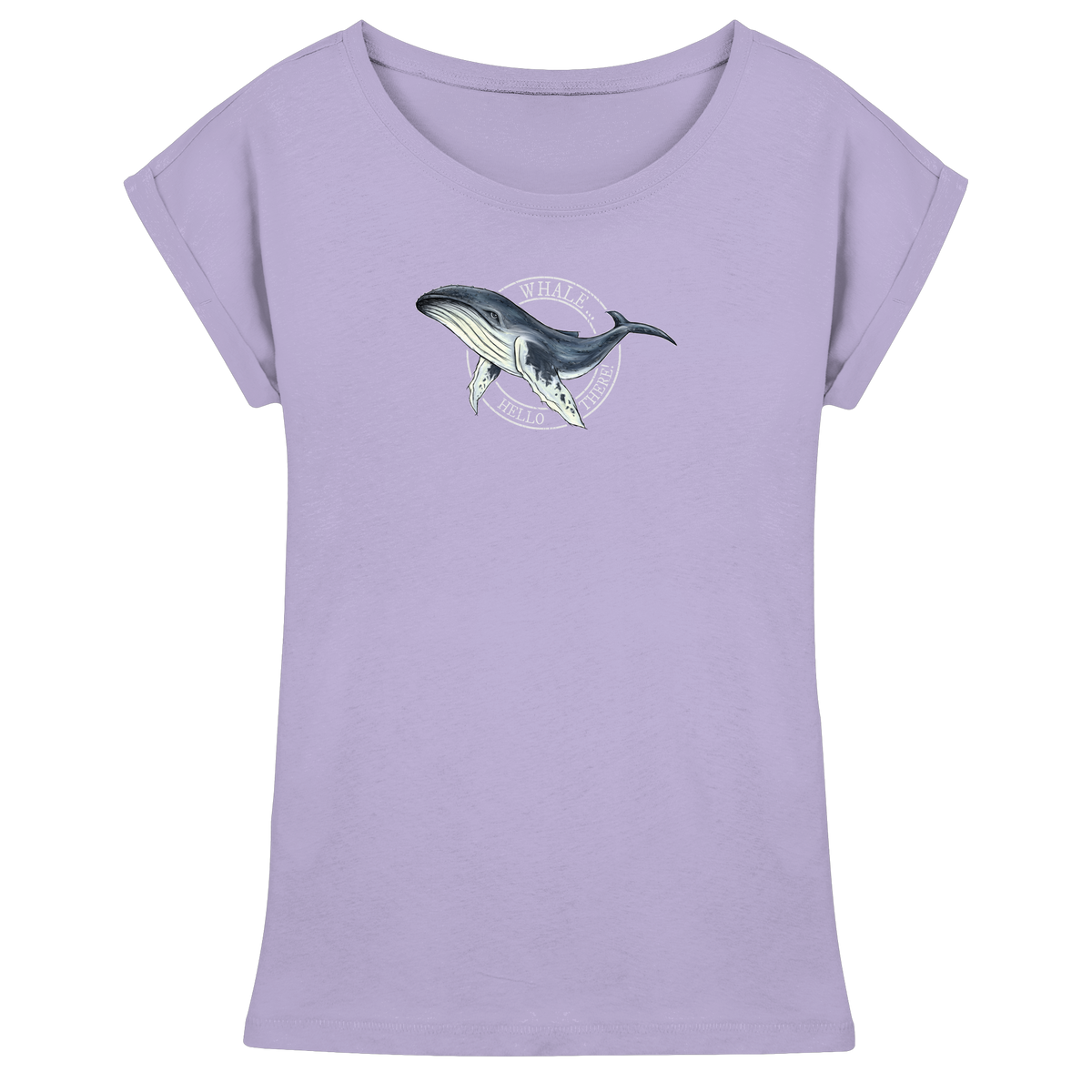 Whale, Hello There | Buckelwal - Womens Extended Shoulder T-Shirt