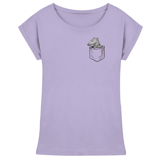 Kleine Ratte in der Tasche - Womens Extended Shoulder T-Shirt