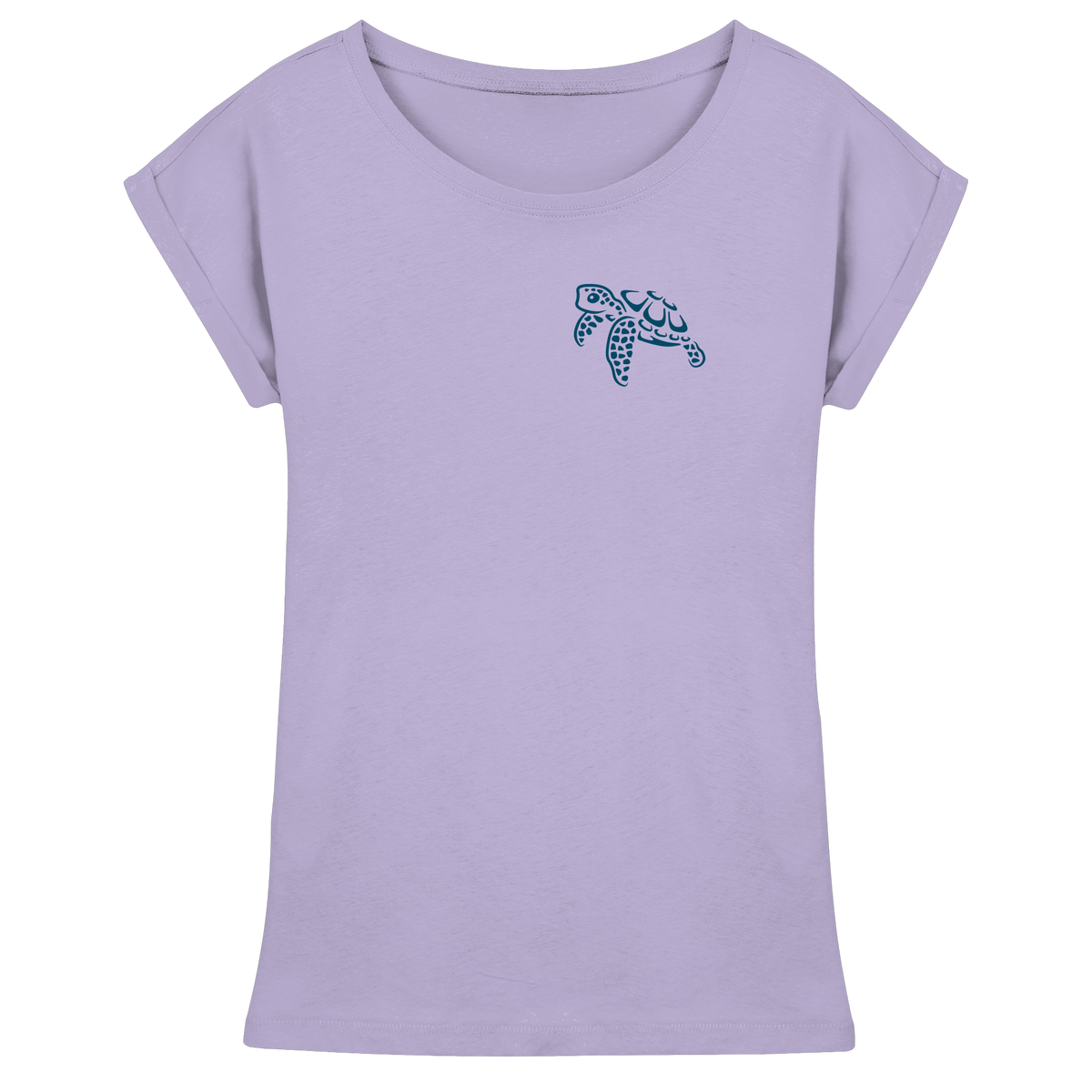 Lässig lustige Wasserschildkröte - Womens Extended Shoulder T-Shirt