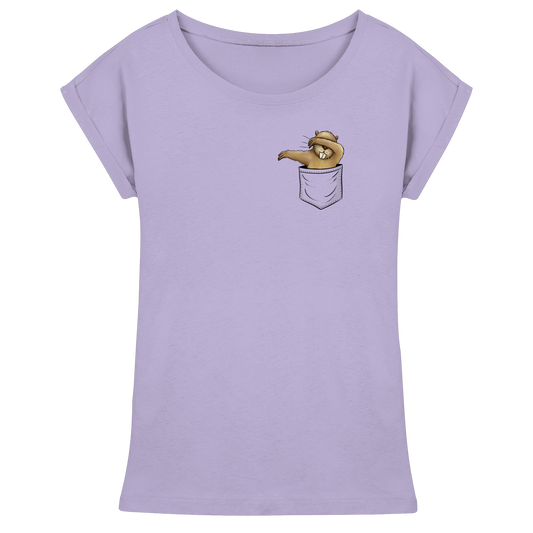 Dabbender Biber in Deiner Tasche - Womens Extended Shoulder T-Shirt