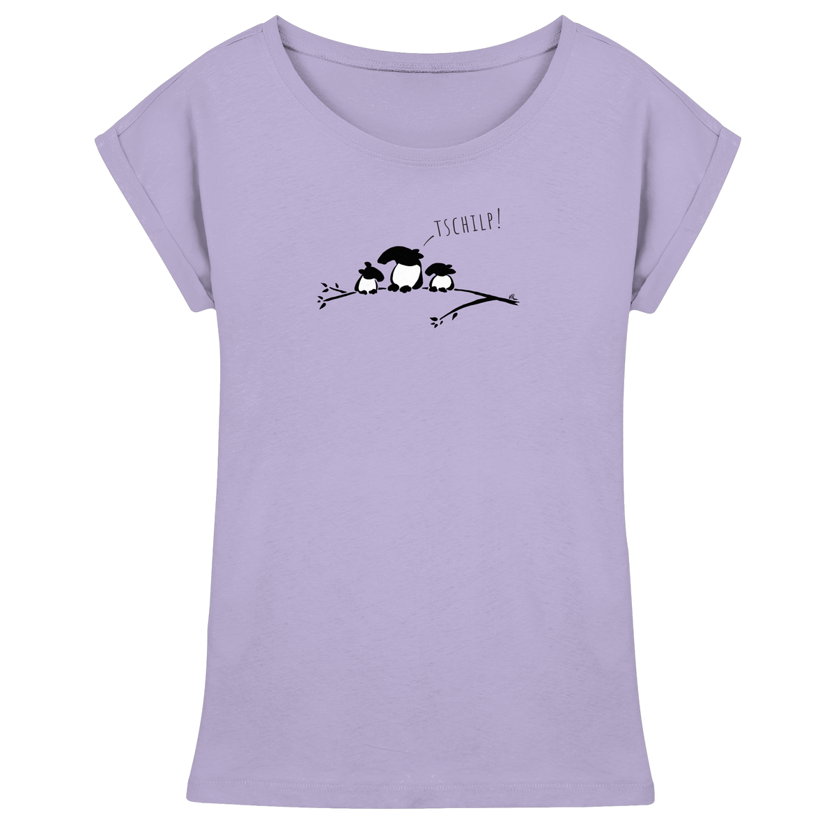 Drei kleine Tapir-Vögel - Womens Extended Shoulder T-Shirt