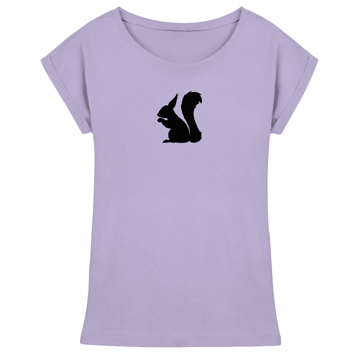 Eichhörnchen Silhouette - Womens Extended Shoulder T-Shirt