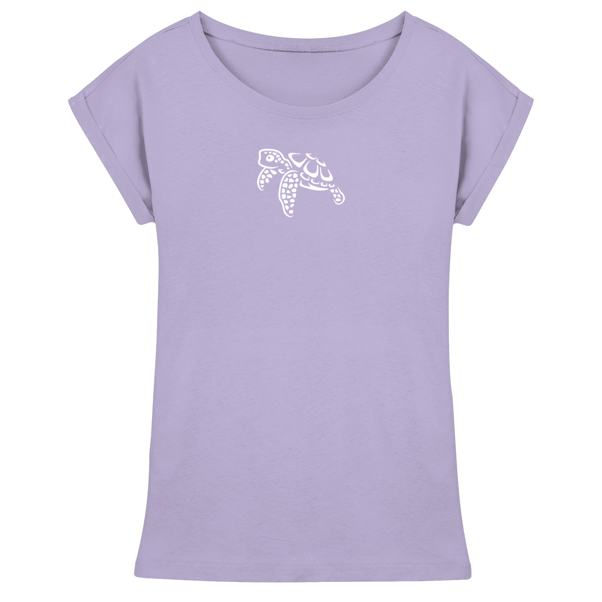 schwimmende Meeres-Schildkröte - Womens Extended Shoulder T-Shirt