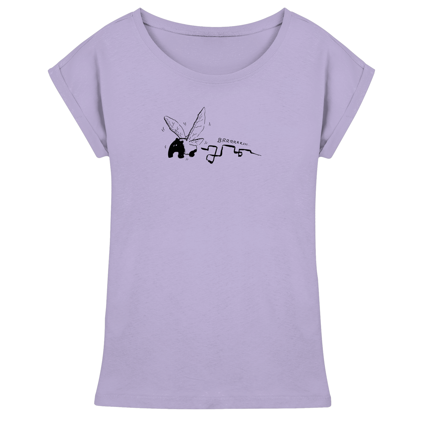 zauberhaft flatternde Tapir Fee - Womens Extended Shoulder T-Shirt