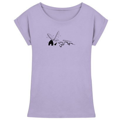zauberhaft flatternde Tapir Fee - Womens Extended Shoulder T-Shirt