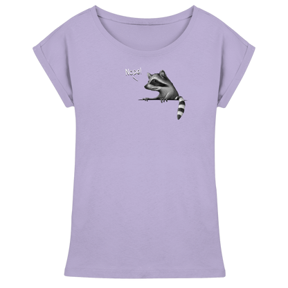 Nope! Frecher verwegener Waschbär - Womens Extended Shoulder T-Shirt