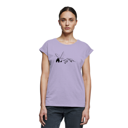zauberhaft flatternde Tapir Fee - Womens Extended Shoulder T-Shirt