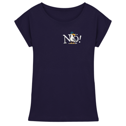 Nö Kein Bock Möwe - Womens Extended Shoulder T-Shirt