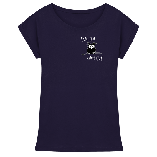 Eule gut, alles gut - Womens Extended Shoulder T-Shirt
