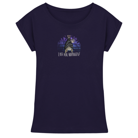Lass mal abhängen Fledermaus - Womens Extended Shoulder T-Shirt