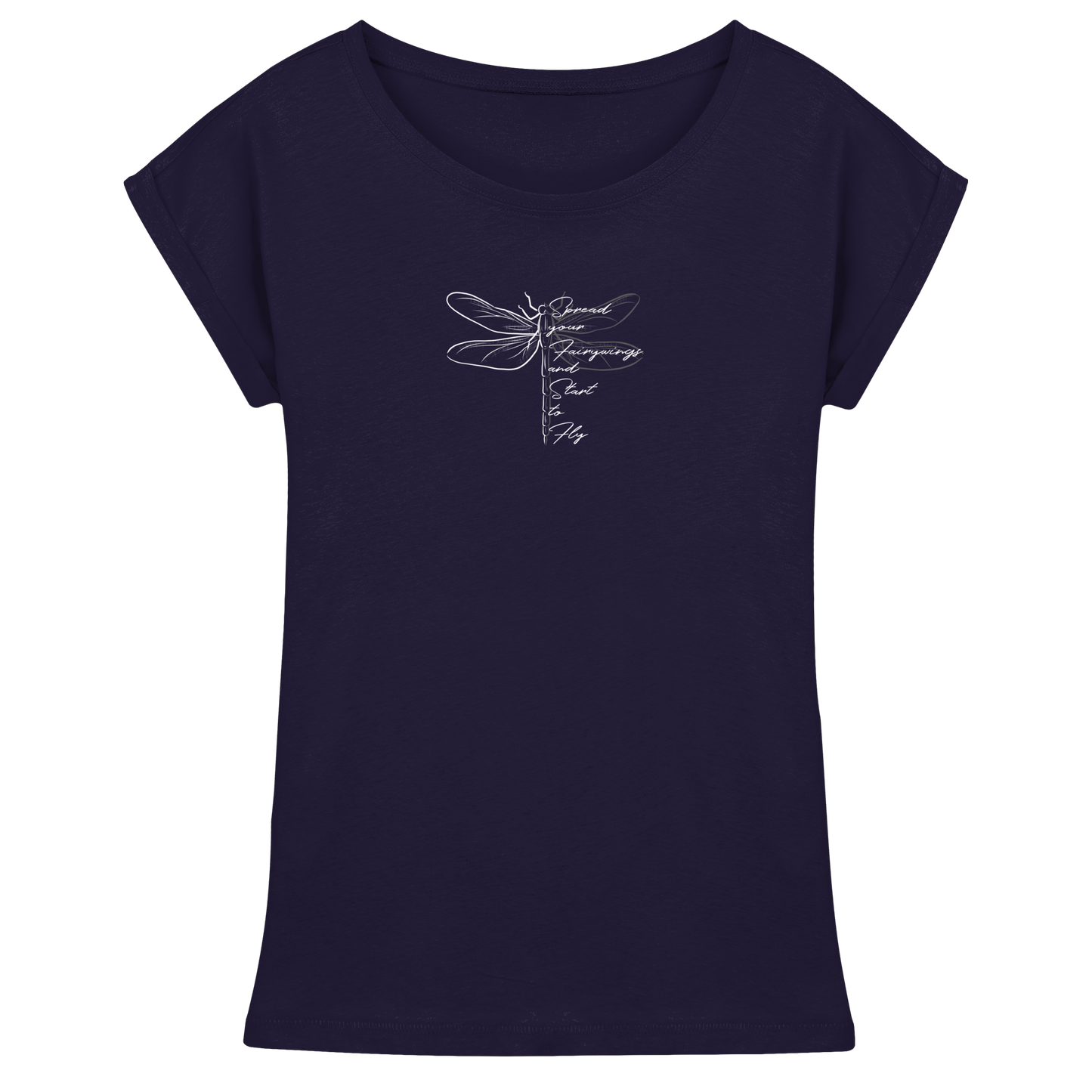 Breite die Flügel aus und flieg los | Libelle - Womens Extended Shoulder T-Shirt