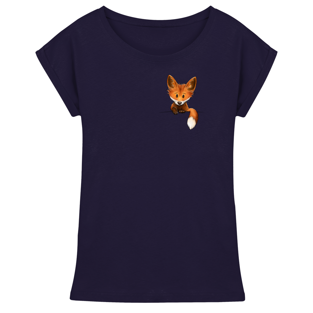 Funky Fuchs - Womens Extended Shoulder T-Shirt