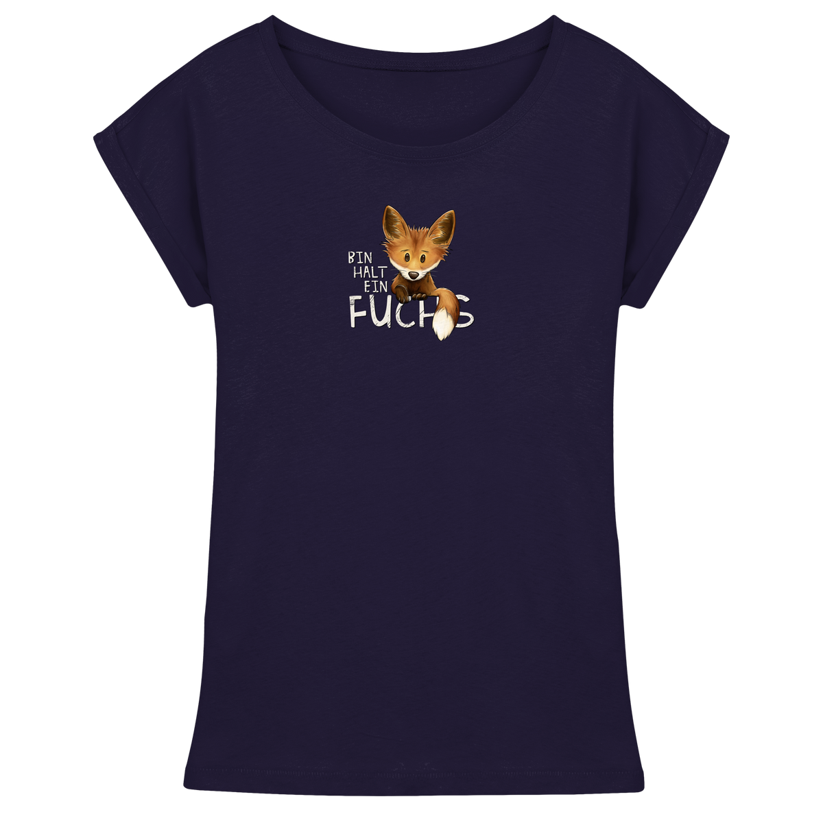 Bin halt ein Fuchs - Womens Extended Shoulder T-Shirt