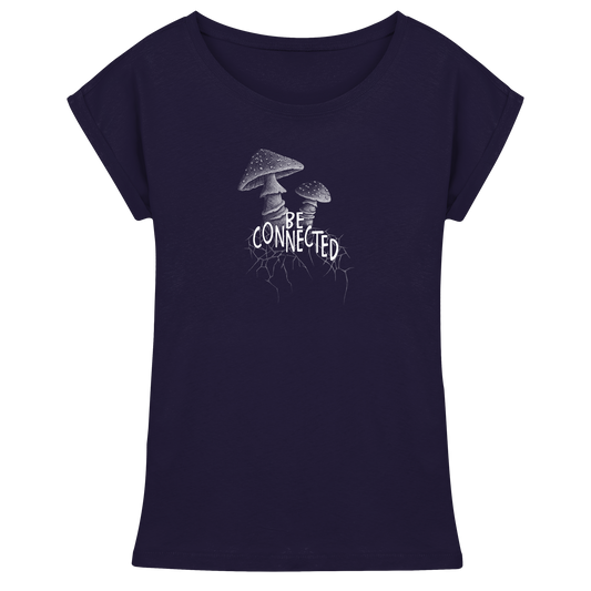 Be Connected Panther-Pilz - Womens Extended Shoulder T-Shirt