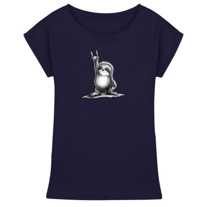 Rock On Party Faultier - Womens Extended Shoulder T-Shirt