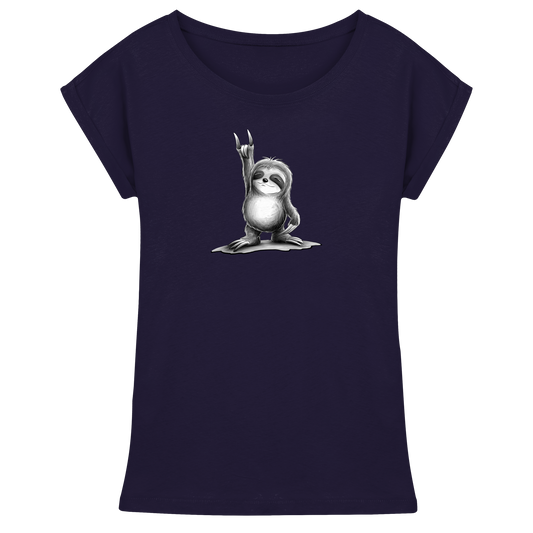 Rock On Party Faultier - Womens Extended Shoulder T-Shirt
