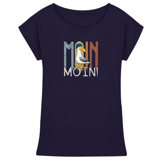 Moin Moin norddeutsche Möwe - Womens Extended Shoulder T-Shirt