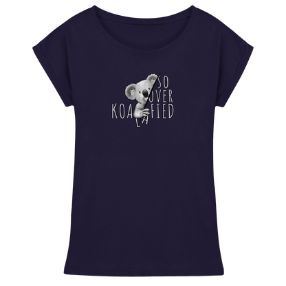 So Over-Koalafied Koala - Womens Extended Shoulder T-Shirt