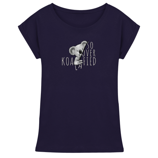So Over-Koalafied Koala - Womens Extended Shoulder T-Shirt