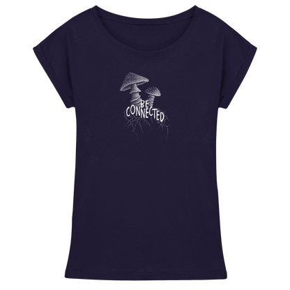 Be Connected Panther-Pilz - Womens Extended Shoulder T-Shirt