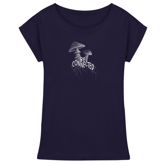Be Connected Panther-Pilz - Womens Extended Shoulder T-Shirt