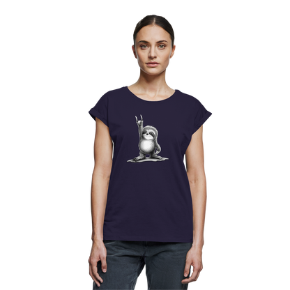 Rock On Party Faultier - Womens Extended Shoulder T-Shirt