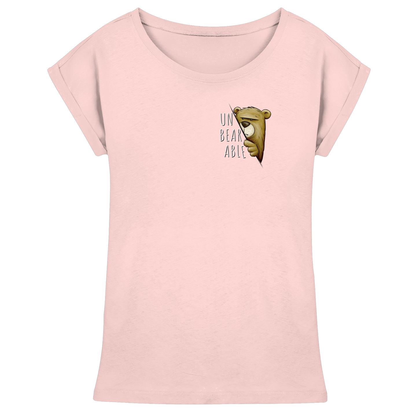 Unbearable – Unerträglich Bär - Womens Extended Shoulder T-Shirt