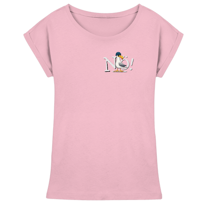 Nö Kein Bock Möwe - Womens Extended Shoulder T-Shirt