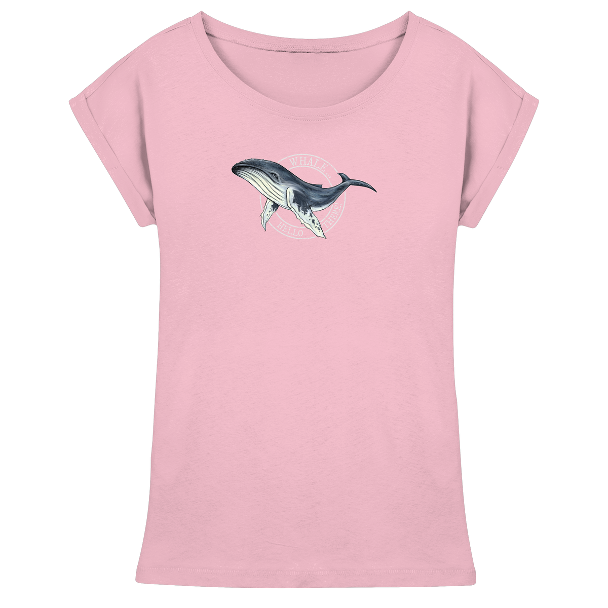 Whale, Hello There | Buckelwal - Womens Extended Shoulder T-Shirt