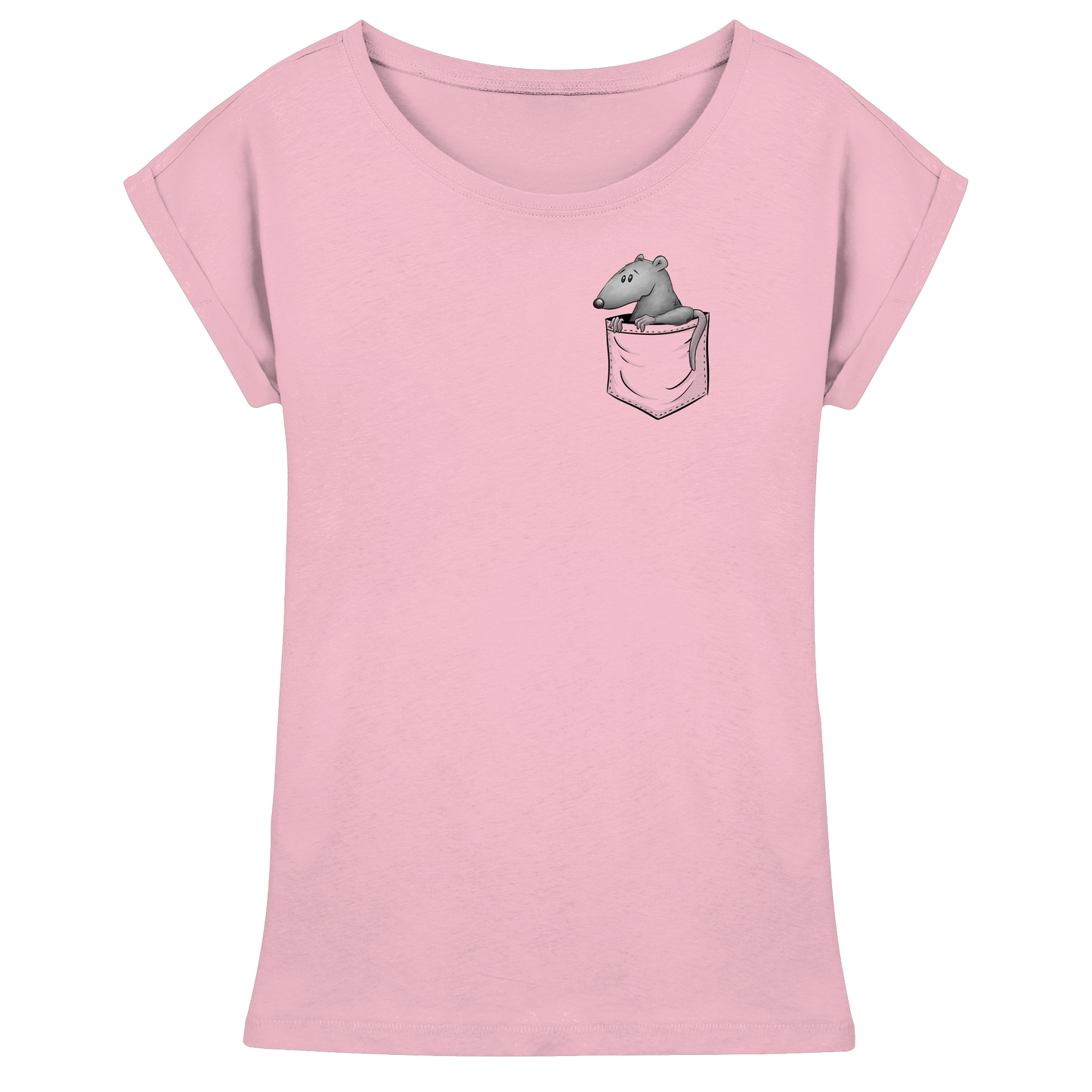 Kleine Ratte in der Tasche - Womens Extended Shoulder T-Shirt