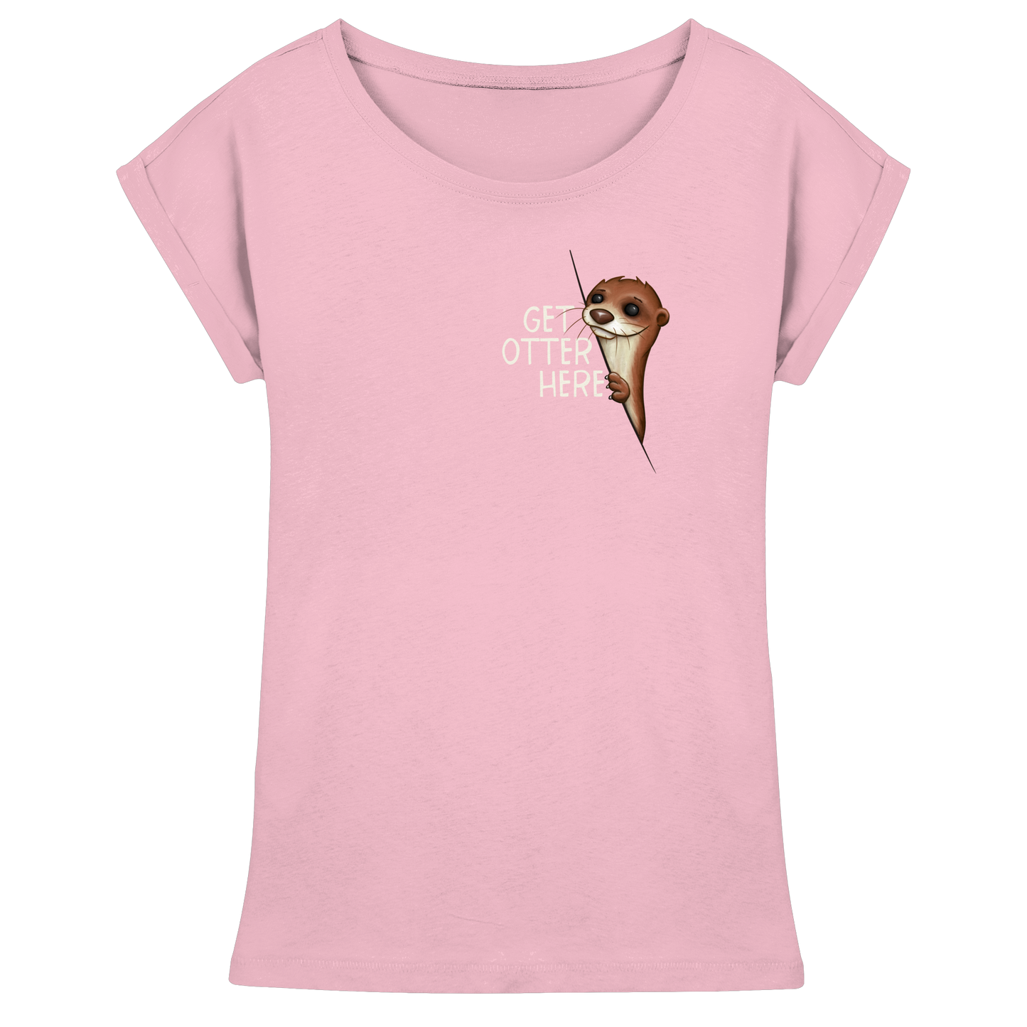 Get Otter Here | Lustiger Otter Kalauer - Womens Extended Shoulder T-Shirt