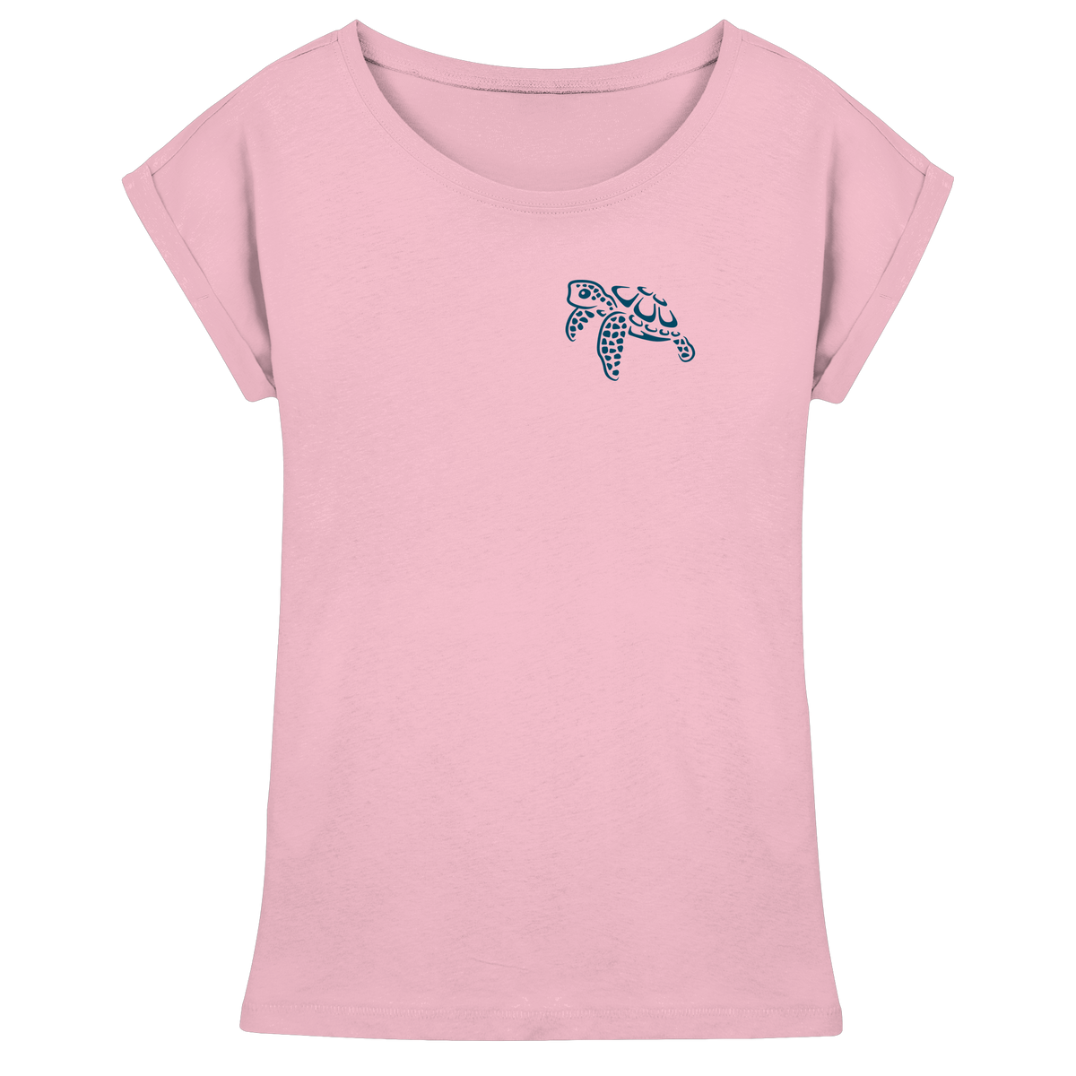 Lässig lustige Wasserschildkröte - Womens Extended Shoulder T-Shirt