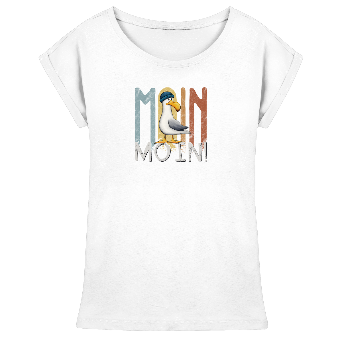 Moin Moin norddeutsche Möwe - Womens Extended Shoulder T-Shirt