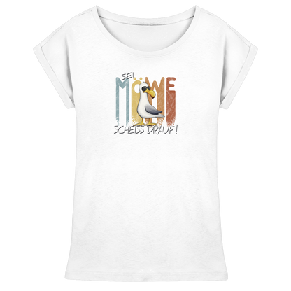 Sei Möwe Scheiß Drauf  - Womens Extended Shoulder T-Shirt