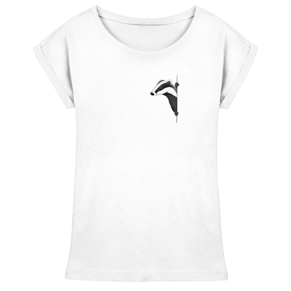 Lässiger Dachs Meister Grimbart - Womens Extended Shoulder T-Shirt
