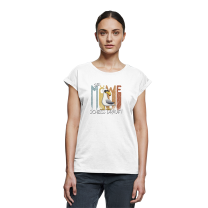 Sei Möwe Scheiß Drauf  - Womens Extended Shoulder T-Shirt