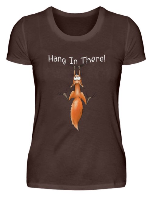 Hang In There | Lässiges Eichhörnchen - Damen Premiumshirt-1074