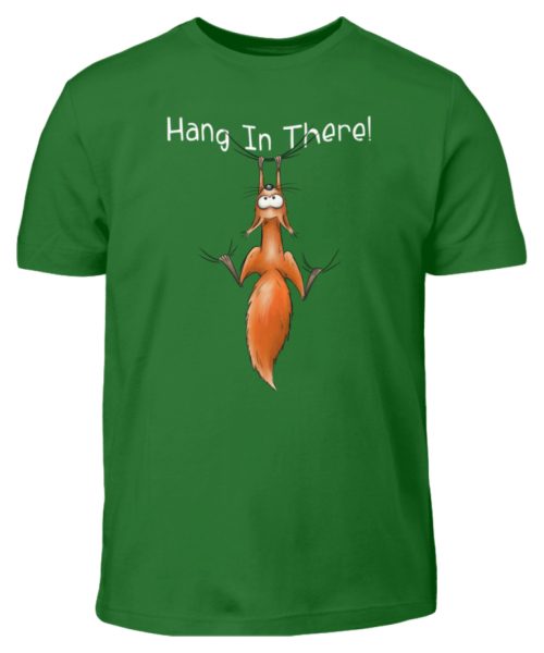 Hang In There | Lässiges Eichhörnchen - Kinder T-Shirt-718