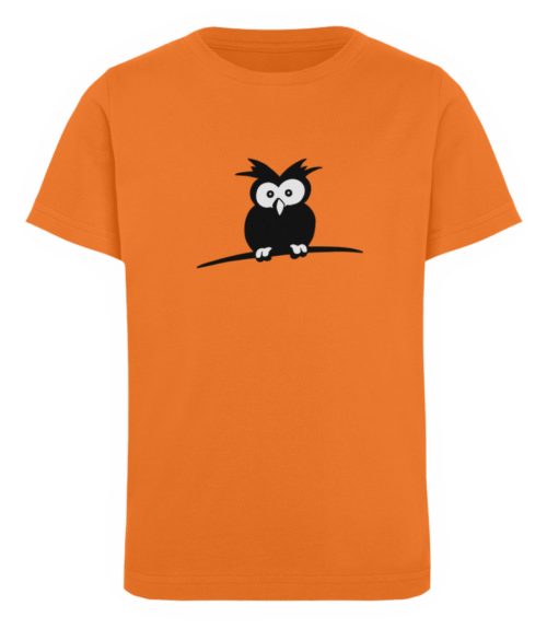 struppige Eule - das Shirt ist ein Muß für alle aufgeweckten Eulen-Fans - Kinder Organic T-Shirt-6902