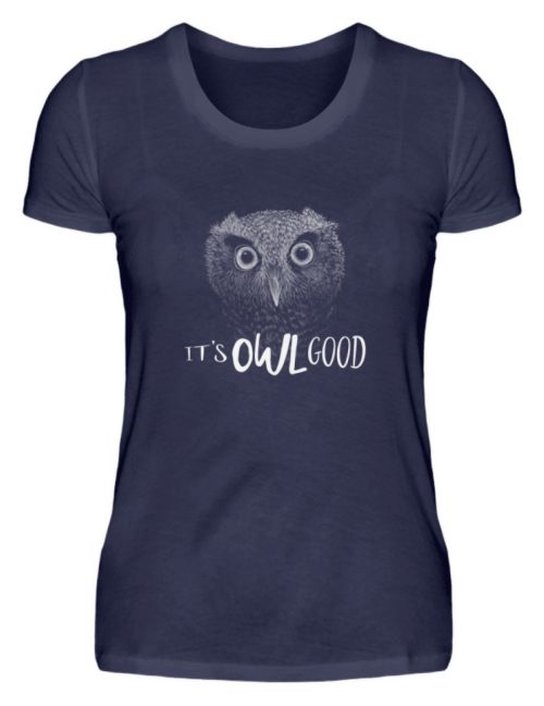 It-s OWL Good | Kritzel-Kunst-Eule - Damenshirt-198