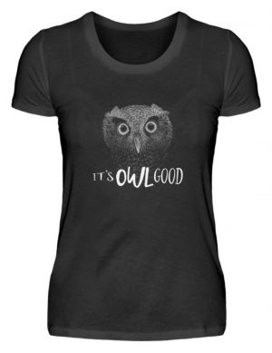 It-s OWL Good | Kritzel-Kunst-Eule - Damenshirt-16