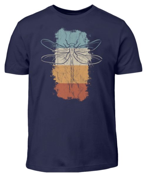 Retro Kunst Libelle | Vintage Dragonfly - Kinder T-Shirt-198