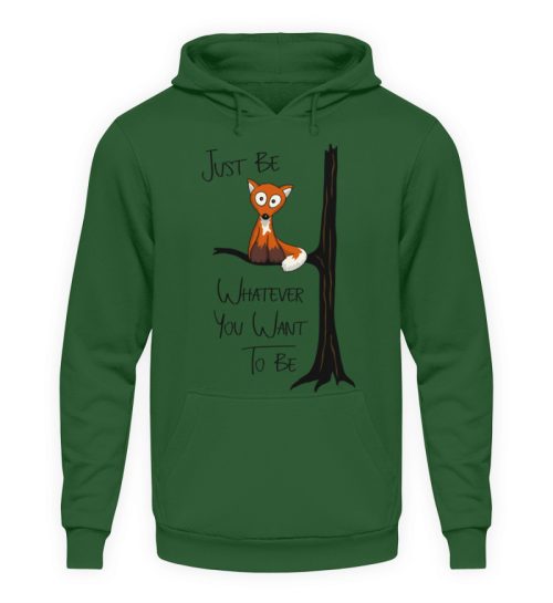 Just Be Whatever | Fuchs wie Eule - Unisex Kapuzenpullover Hoodie-833