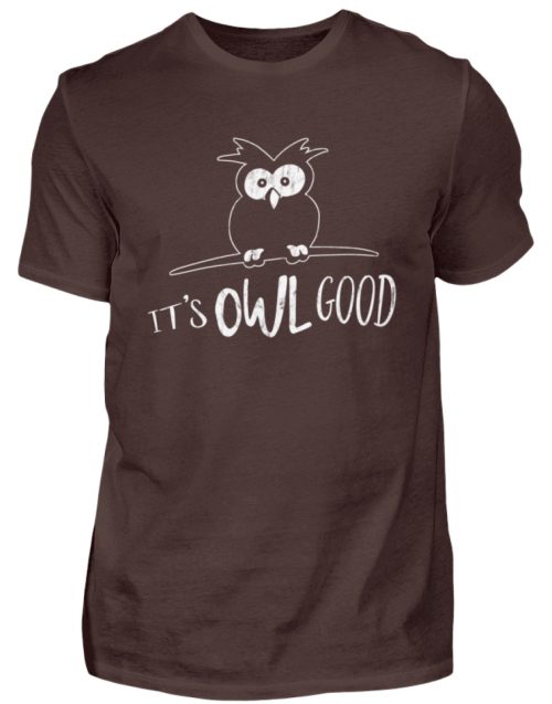 Its OWL good | Easy-Going Eule - Herren Shirt-1074